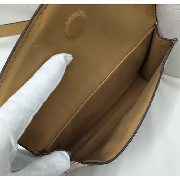 Michael Kors Brown Canvas MK Printed Fanny Belt Bag - Picture 12 of 15